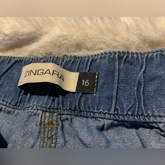 Pre loved denim cargo pants by Zíngara - Picture 5 of 5